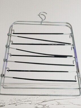 2 (Two) Metal Swing Out Skirt/Pant/Towel Hangars